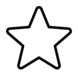 star thin icon