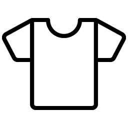 t shirt thin icon