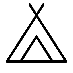 tipi thin icon