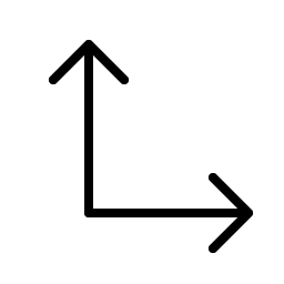 vector two thin icon