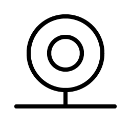 webcam thin icon