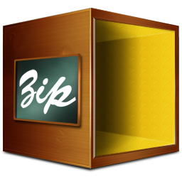 fichiers compressé zip icon