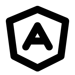 angular logo bold