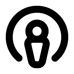 apple podcasts logo bold