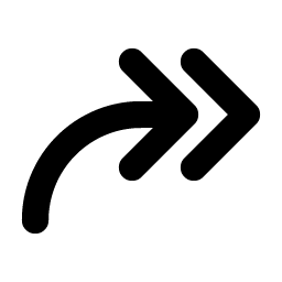 arrow bend double up right bold