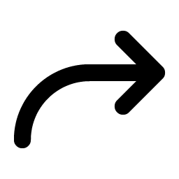 arrow bend up right bold