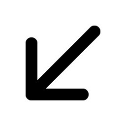 arrow down left bold