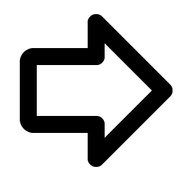 arrow fat right bold