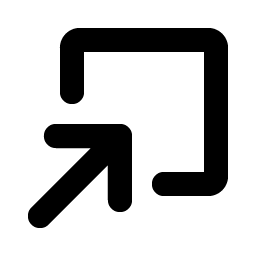 arrow square in bold