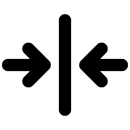 arrows in line horizontal bold