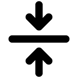 arrows in line vertical bold