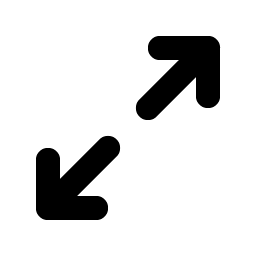 arrows out simple bold