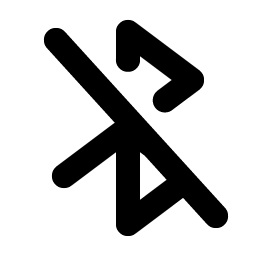 bluetooth slash bold