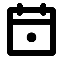 calendar dot bold