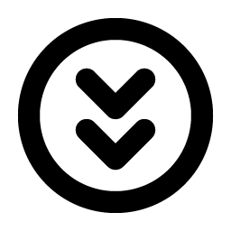 caret circle double down bold