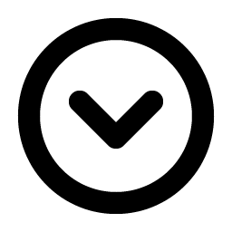 caret circle down bold