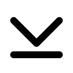 caret line down bold