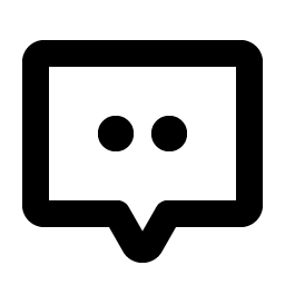 chat centered dots bold