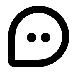 chat teardrop dots bold