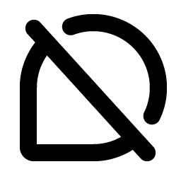 chat teardrop slash bold