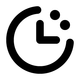 clock countdown bold