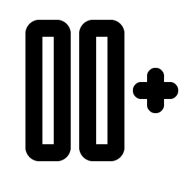 columns plus right bold