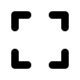 Corners Out Bold icon - free SVG