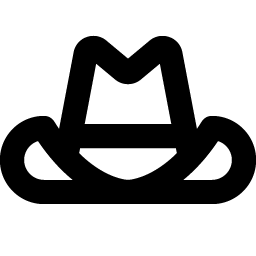 Cowboy Hat Bold icon - free SVG