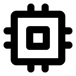 Cpu Bold icon - free SVG
