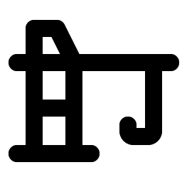 Crane Tower Bold icon - free SVG