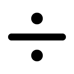 Divide Bold icon