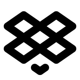 Dropbox Logo Bold icon