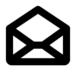 Envelope Open Bold icon
