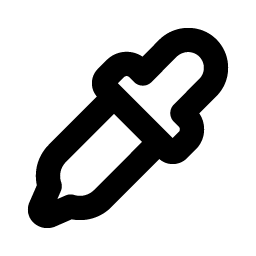 Eyedropper Bold icon