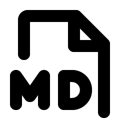 File Md Bold icon