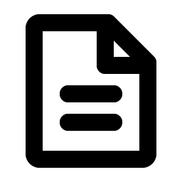 File Text Bold icon