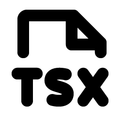 File Tsx Bold icon