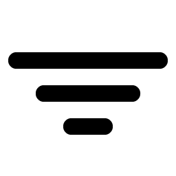 Funnel Simple Bold icon