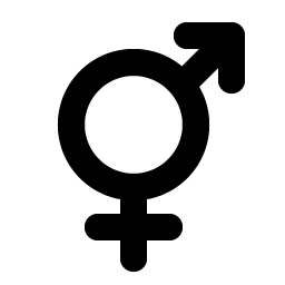 Gender Intersex Bold icon