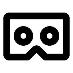 Google Cardboard Logo Bold icon