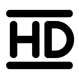 High Definition Bold icon