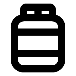 Jar Label Bold icon