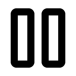 Pause Bold icon