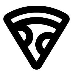 Pizza Bold icon - free SVG