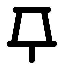 push pin simple bold