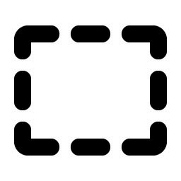 rectangle dashed bold