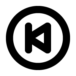 skip back circle bold