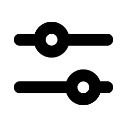 sliders horizontal bold