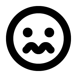 smiley nervous bold