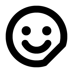 smiley sticker bold
